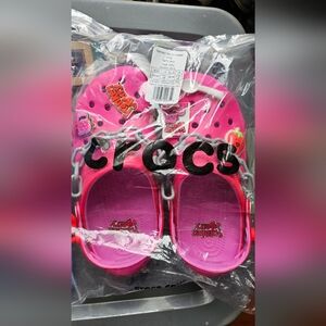 Frankenstein Berry Classic Crocs size 8 (W) taffy pink